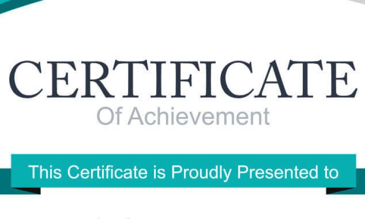Lettering: Certificate for ISTQB (International Software Testing Qualifications Board)